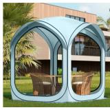 New 6x6 FT Pop-Up Screen House Tent, Portable
