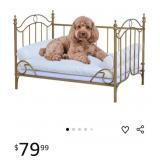 Pet Bed, Dog Bed with Metal Frame and Detached