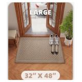 New 32"x48" Non-Slip Indoor Doormat. (Darker