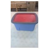 Plastic Tote with Lid