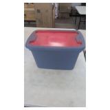 Plastic Tote with Lid