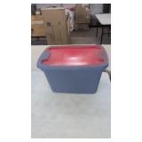 Plastic Tote with Lid