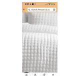 California King Cloud Soft Cross Stitch Quilt Set