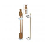 No Hole Stairway Baby Gate Mounting Kit - Fits