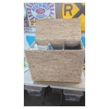 Large Wicker Laundry Hamper (Needs Screws) to