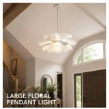 New LIGHTLAND 2-Lights Acrylic Flower Pendant