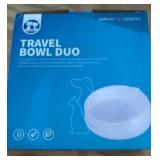 (New) Travel Duo Pet Bowl