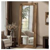 New Full Length Wood Frame  Mirror, 22" x 55"