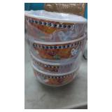 4 New Melamine Campagna Uccello Cereal Bowls