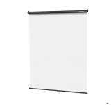 Retractable Pull Down Wall-Mount White Screen