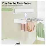 New Wall Mounted Clothes Drying Rack 40 inches,