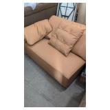Brand New Leather Single Arm Loveseat ( use Next
