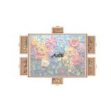 New 2000 Pieces Rotating Puzzle Board with 6