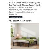 (New) King Size 14" Bed Frame Mattress