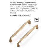 (10pk)5 Inch Champagne Bronze Cabinet Handles