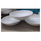 (6) New 1 Gallon Plastic Bowls, great