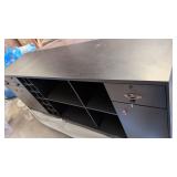 New Black Bar Cabinet. Rattan Front From