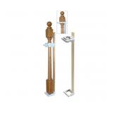 No Hole Stairway Baby Gate Mounting Kit - Fits