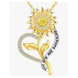 Sterling 18K Plated " You Are My Sunshine"
