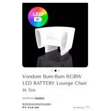 $2200. Retail.  New LED Vondom Bum-Bum RGBW