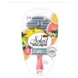 BIC Soleil Escape Citrus Scented Handle 4 Blades
