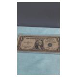1935C  $1 Blue Seal Silver Certificate in Plastic