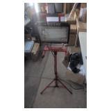 Husky Portable Work Light on stand ( Needs Bulb)