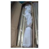 2 Golden Colored Curtain Rods