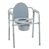 New Drive Medical Folding Bedside Commode,