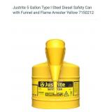 Justrite 5 Gallon Type I Steel Diesel Safety Can