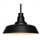 New 21" Black Pendant Light, Large 3-Light