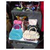 Assorted colorful purses