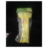 Pack of 12 kids spongebob drink stirrers