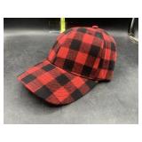New Red buffalo plaid hat