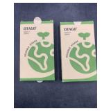 2 new - 2 pack black & pink rubber reusable