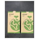 2 new - 2 pack black & pink rubber reusable