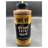 Thrive sesame satay sauce - savory mild heat-