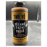 Thrive sesame satay sauce - savory mild heat -