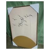 Framed canvas wall art 16x24in