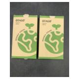 2 new - 2 pack black & pink rubber reusable