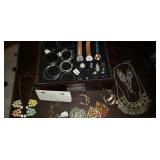 Mixed Jewelry Lot, Rings, Bracelets, Earrings and