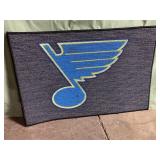 New STL blues entry rug - 28x18in