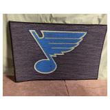 New STL blues entry rug - 28x18in