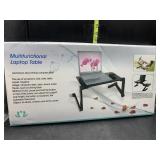 New - multifunctional laptop table - aluminum