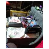 assorted purses and bags
