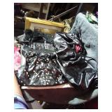 Assorted black purses