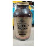 Lecithin 1360 mg  250 soft gel. In Date until 6 /