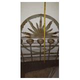 Iron. Sunset Candle Sconce, Holder