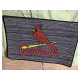 New STL cardinals rug - 28x18in