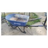 Kobalt 6-cu ft Steel Wheelbarrow with Flat-Free